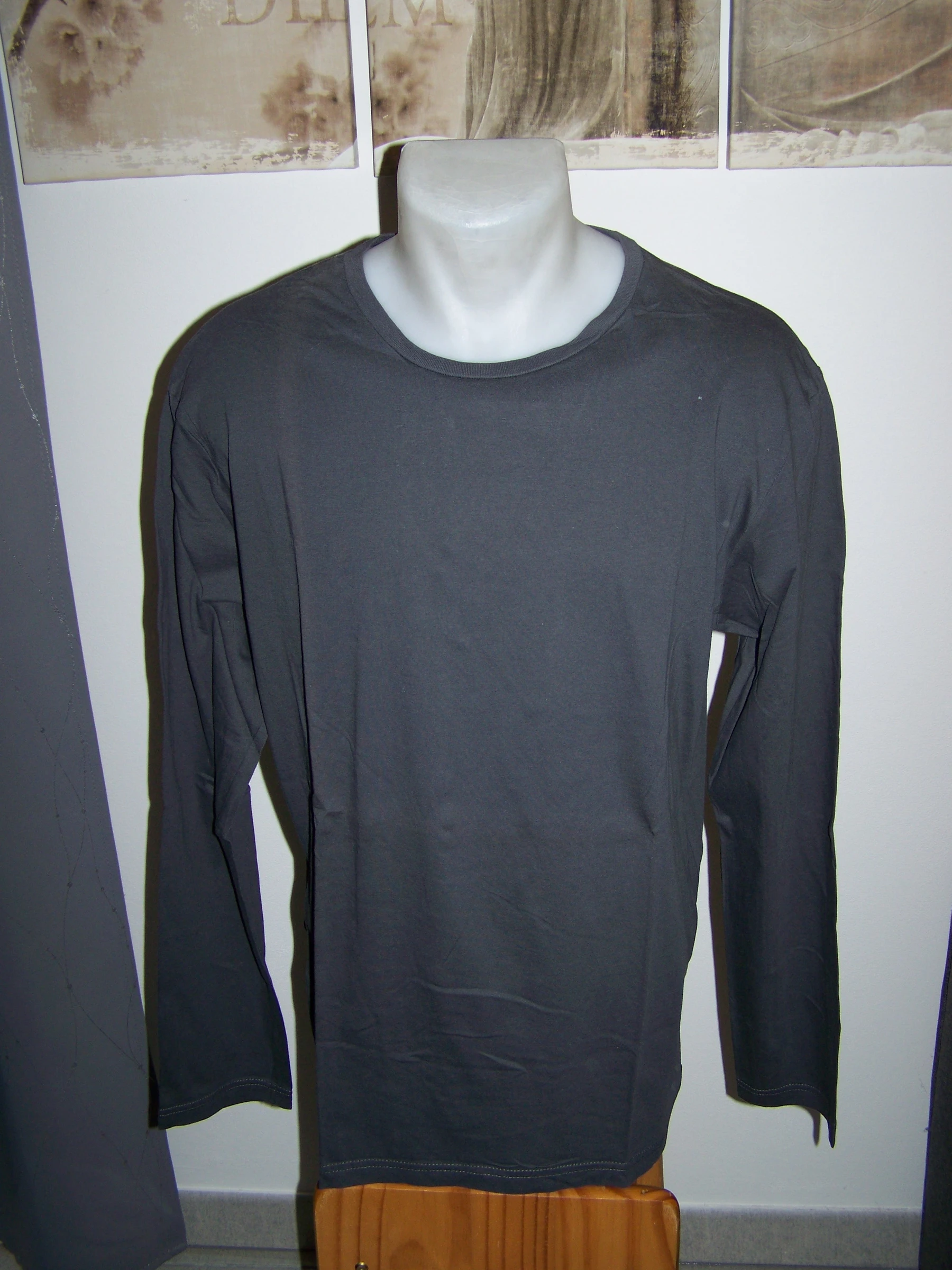 T-shirt manches longues gris anthracite - In Extenso - 2XL - NEUF
